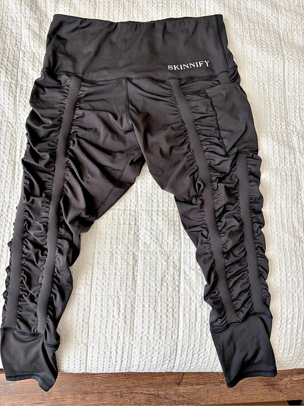 SKINNIFY Resistance Band Leggings Black XXXL- US 14